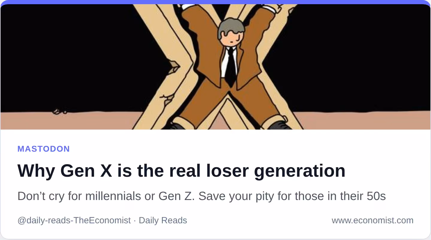 Why Gen X is the real loser generation