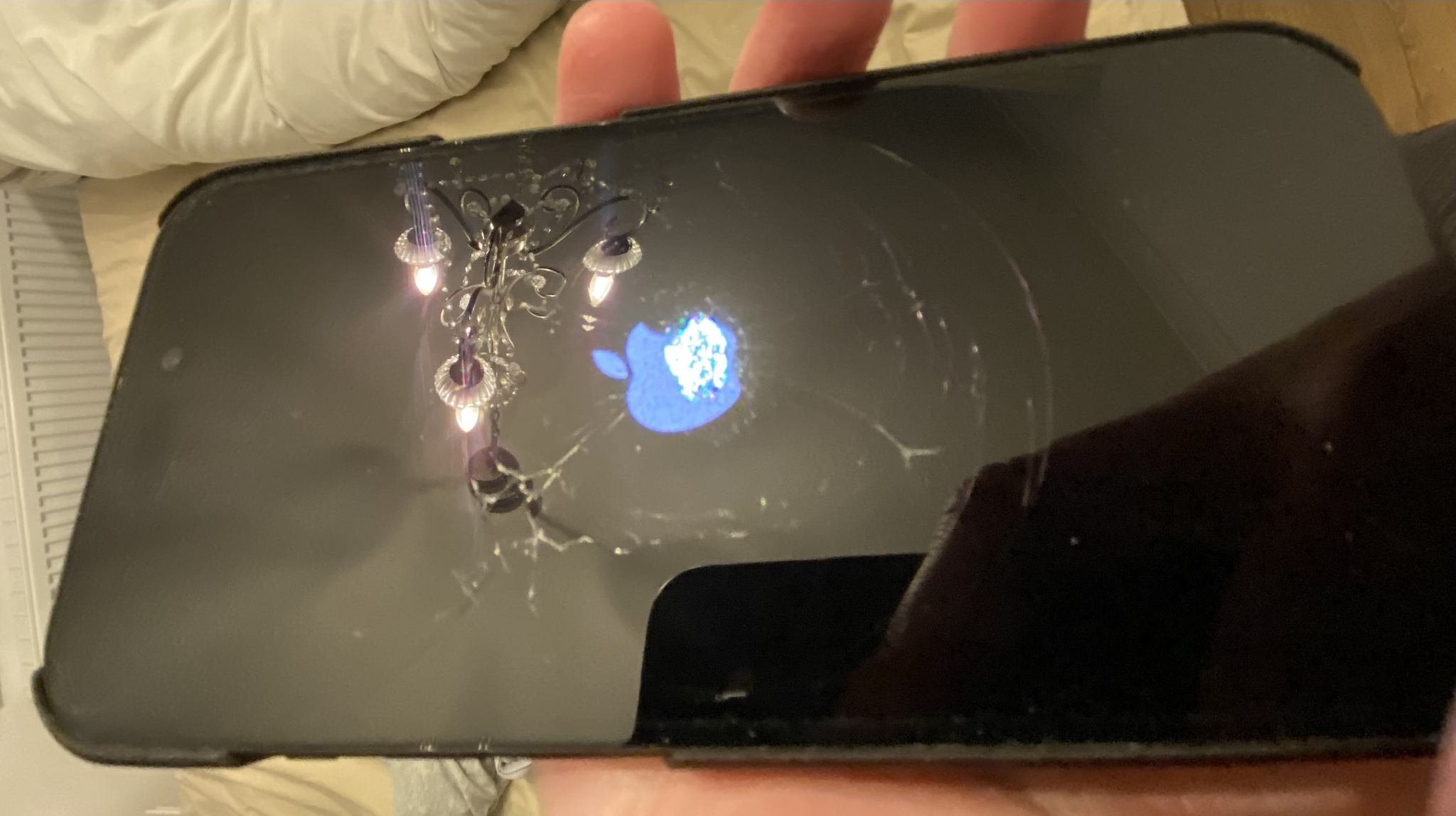 A heavy indent can be seen on my iPhone 15.