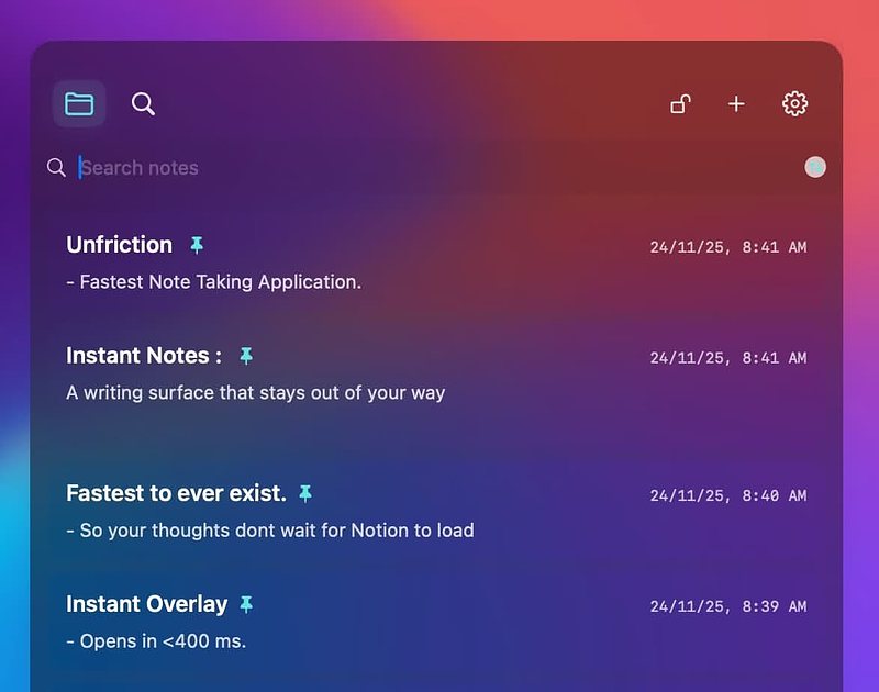 Unfriction
