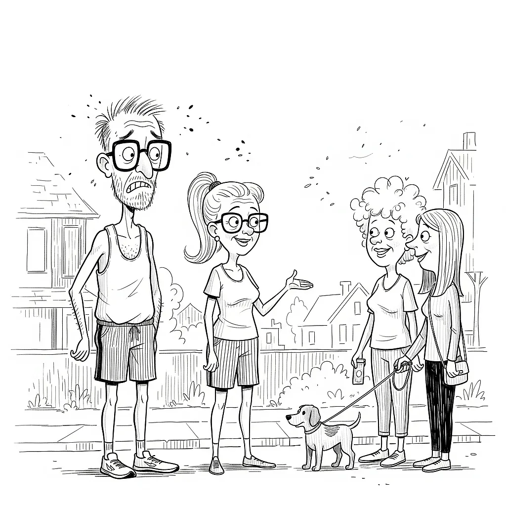Me and Mary and the neighbours