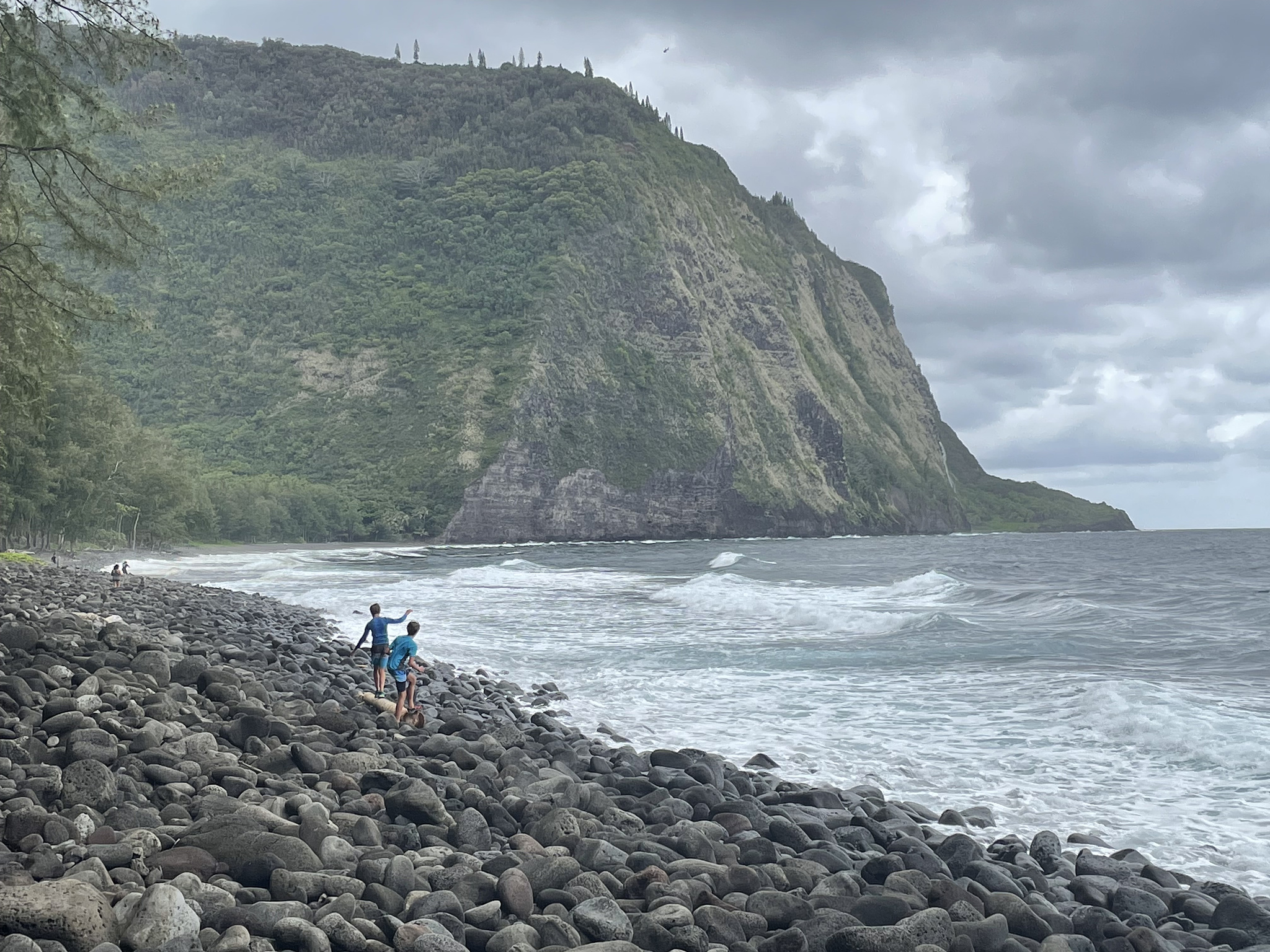 View from the bottom of Waipi’o Valley