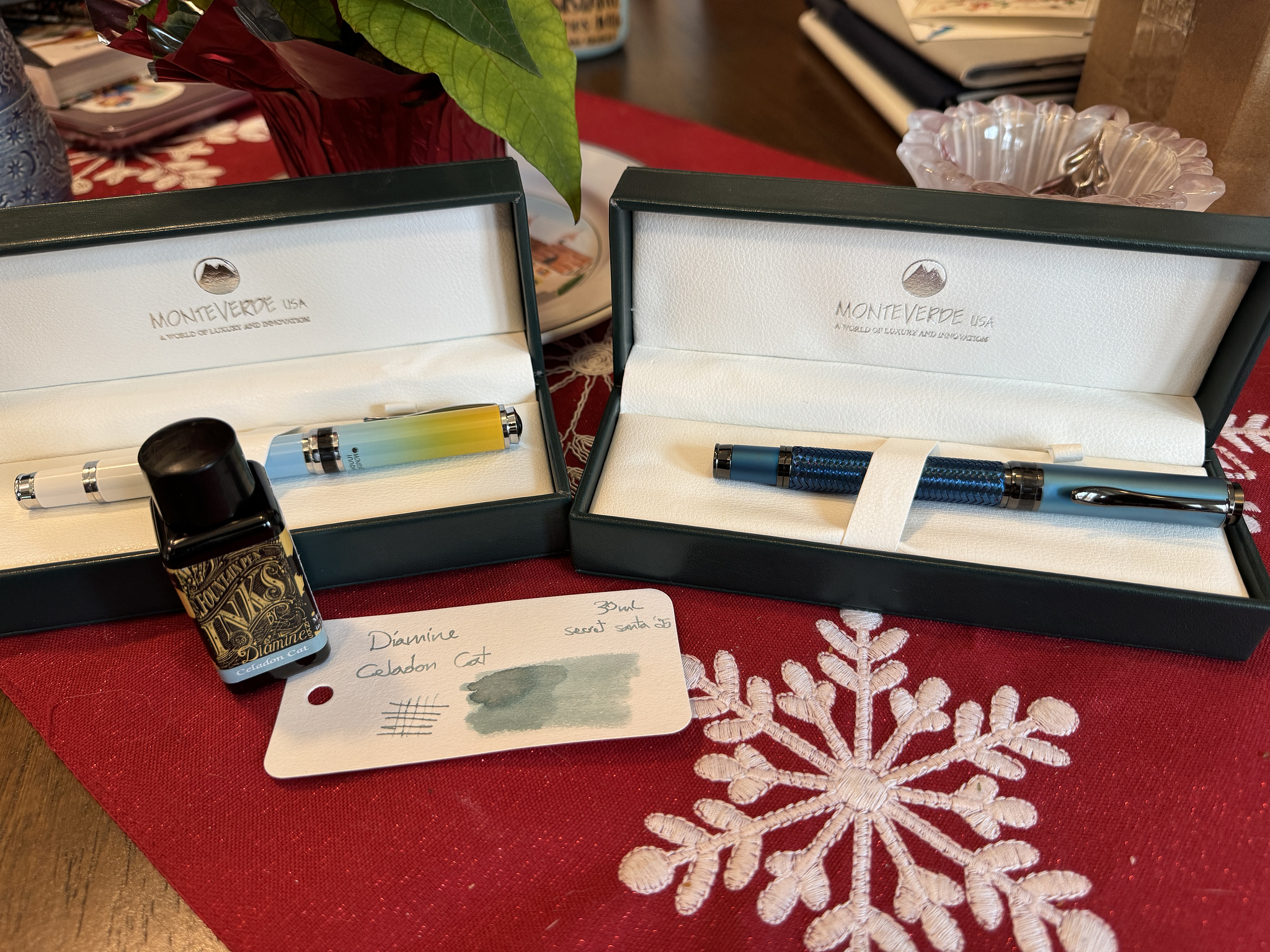 Gifts from my Fountain Pen Secret Santa