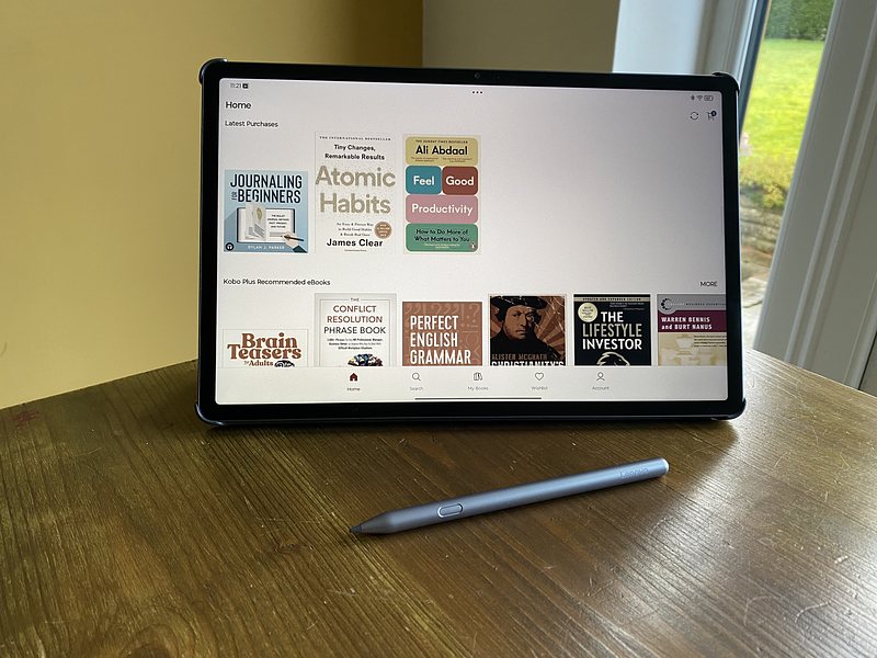 The Kobo app on my Lenovo IdeaPad Pro 12.7" Matte Edition tablet.