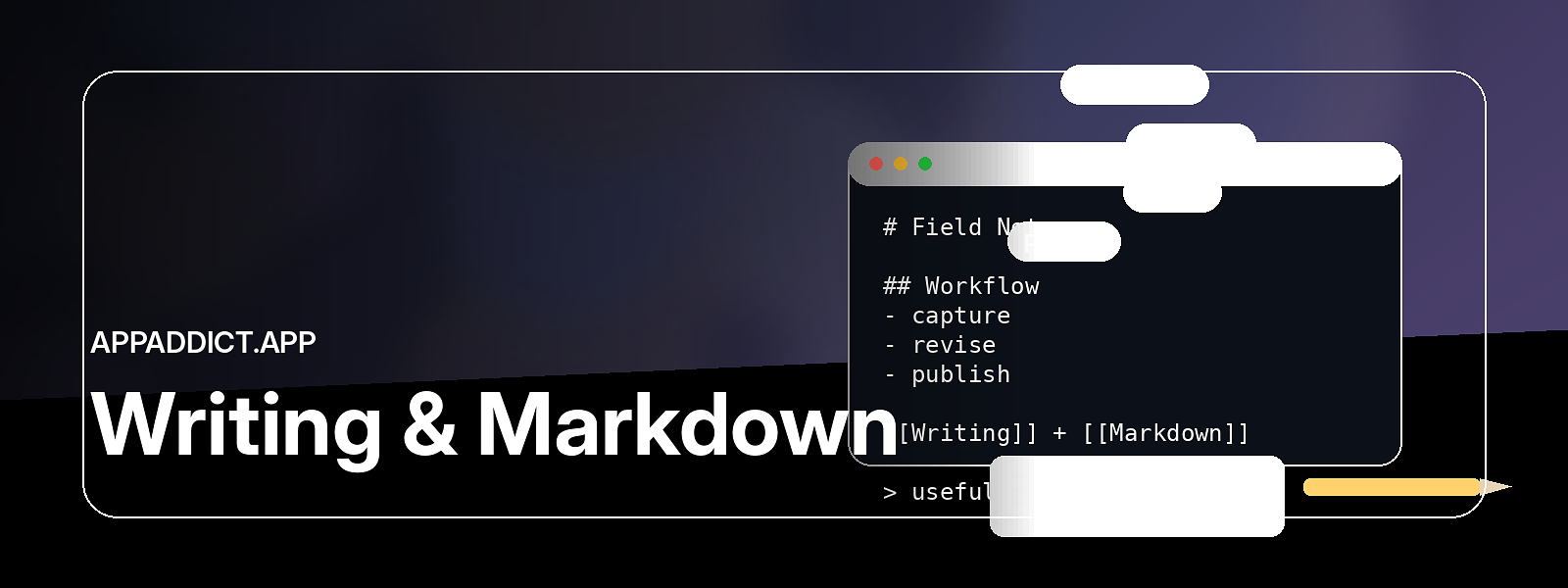 Writing and Markdown