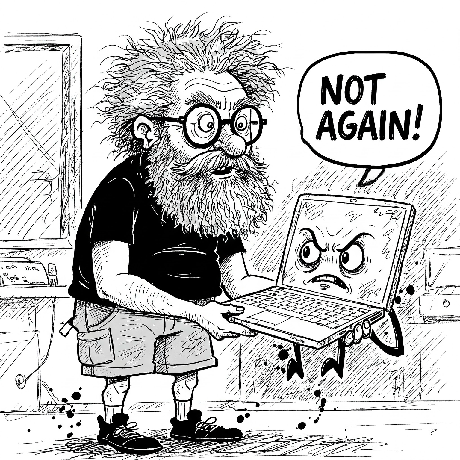 My blog is distressed...