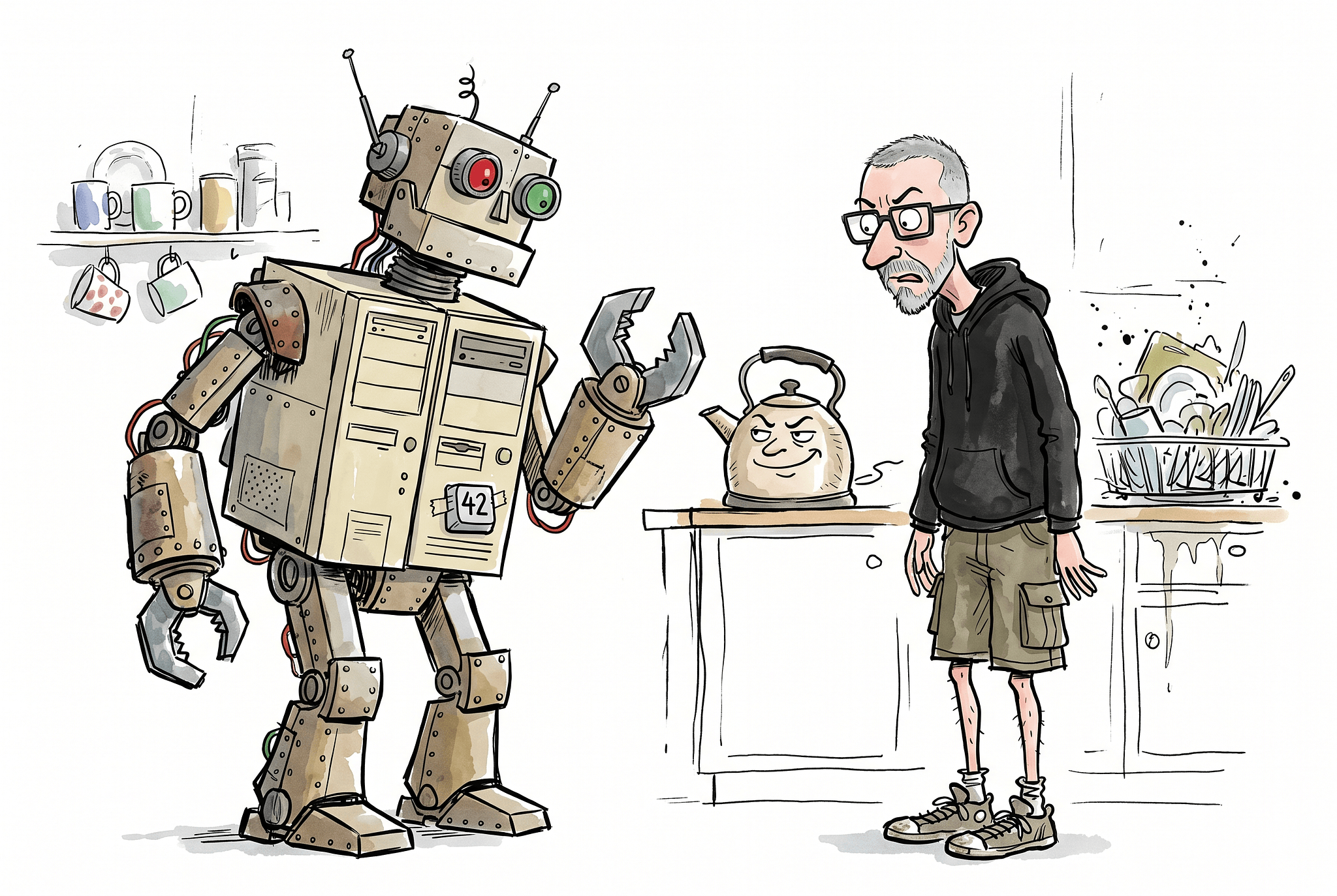 Andy and Sprocket