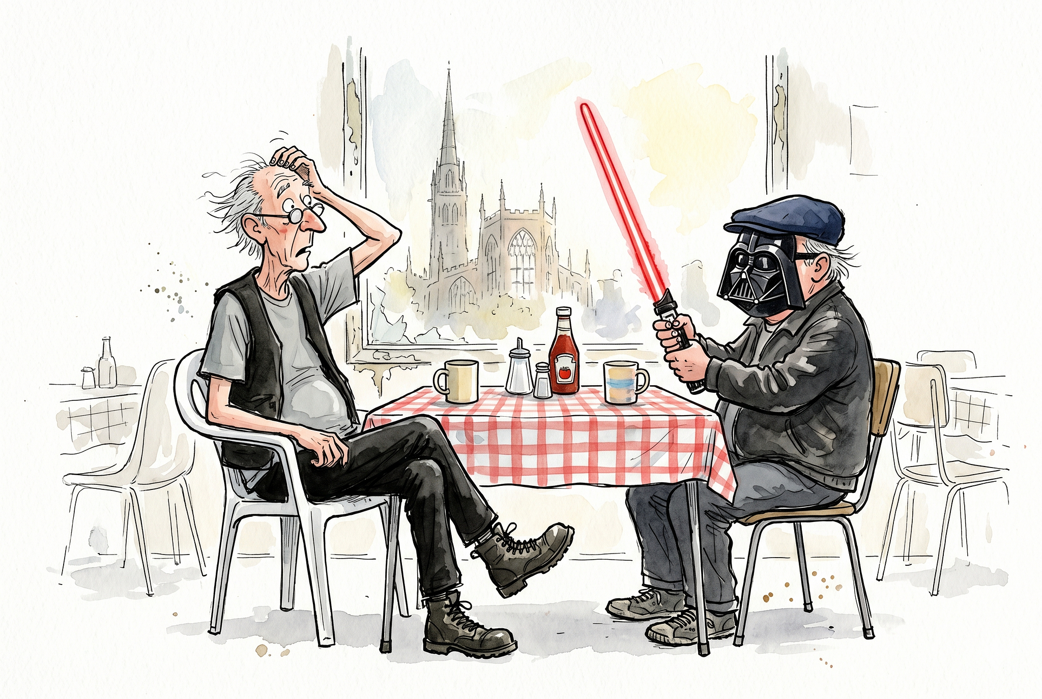Joe and Darth Vader