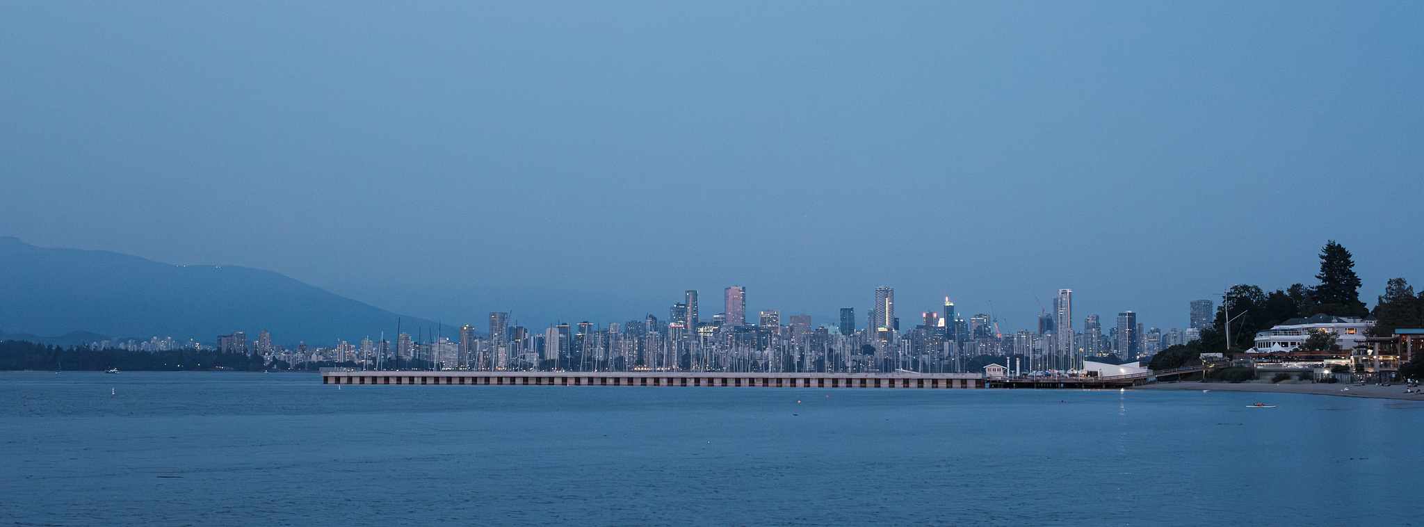 Downtown Vancouver from Jericho Beach