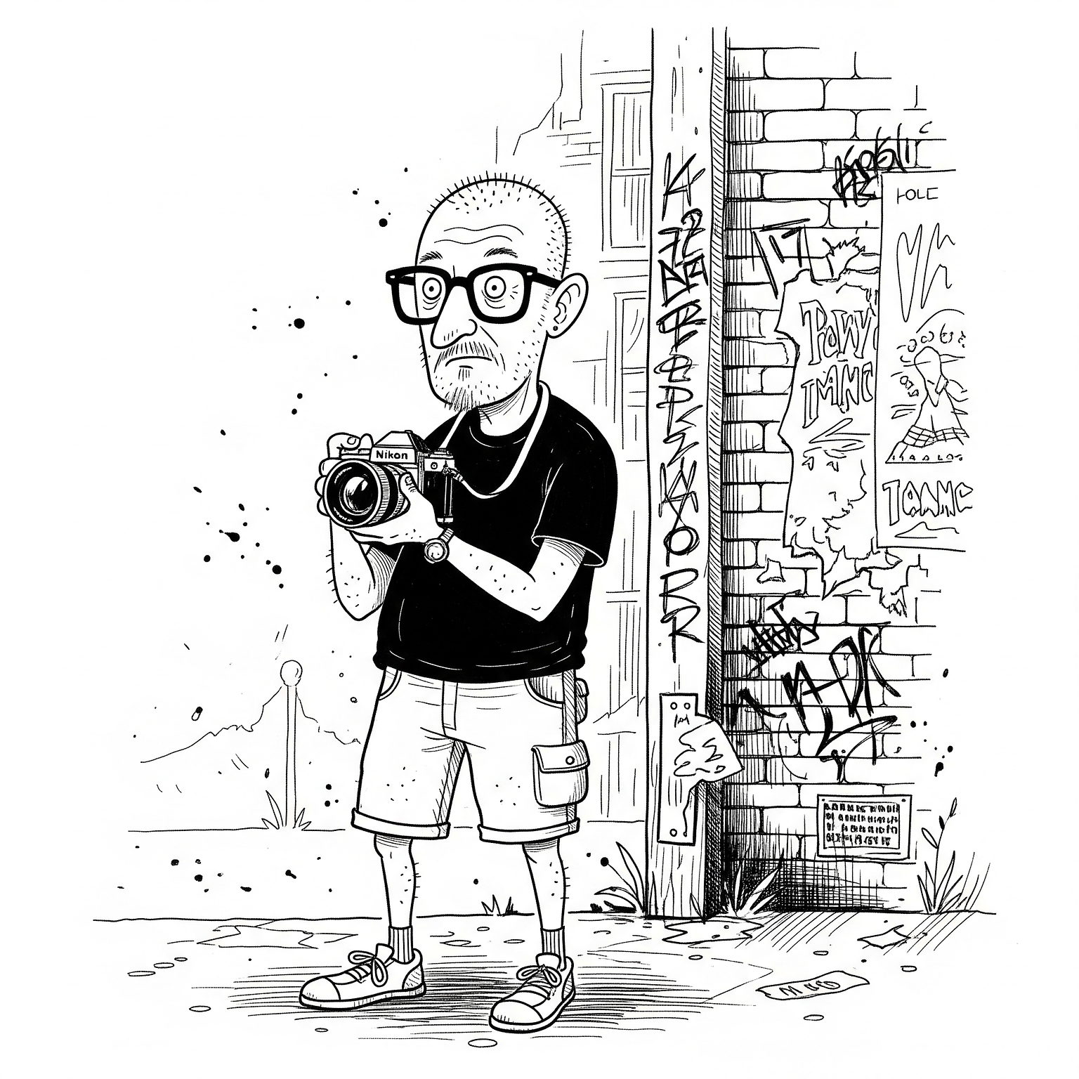 Me, out and about with my camera