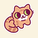 A brown, spotted tabby cat looking to the right