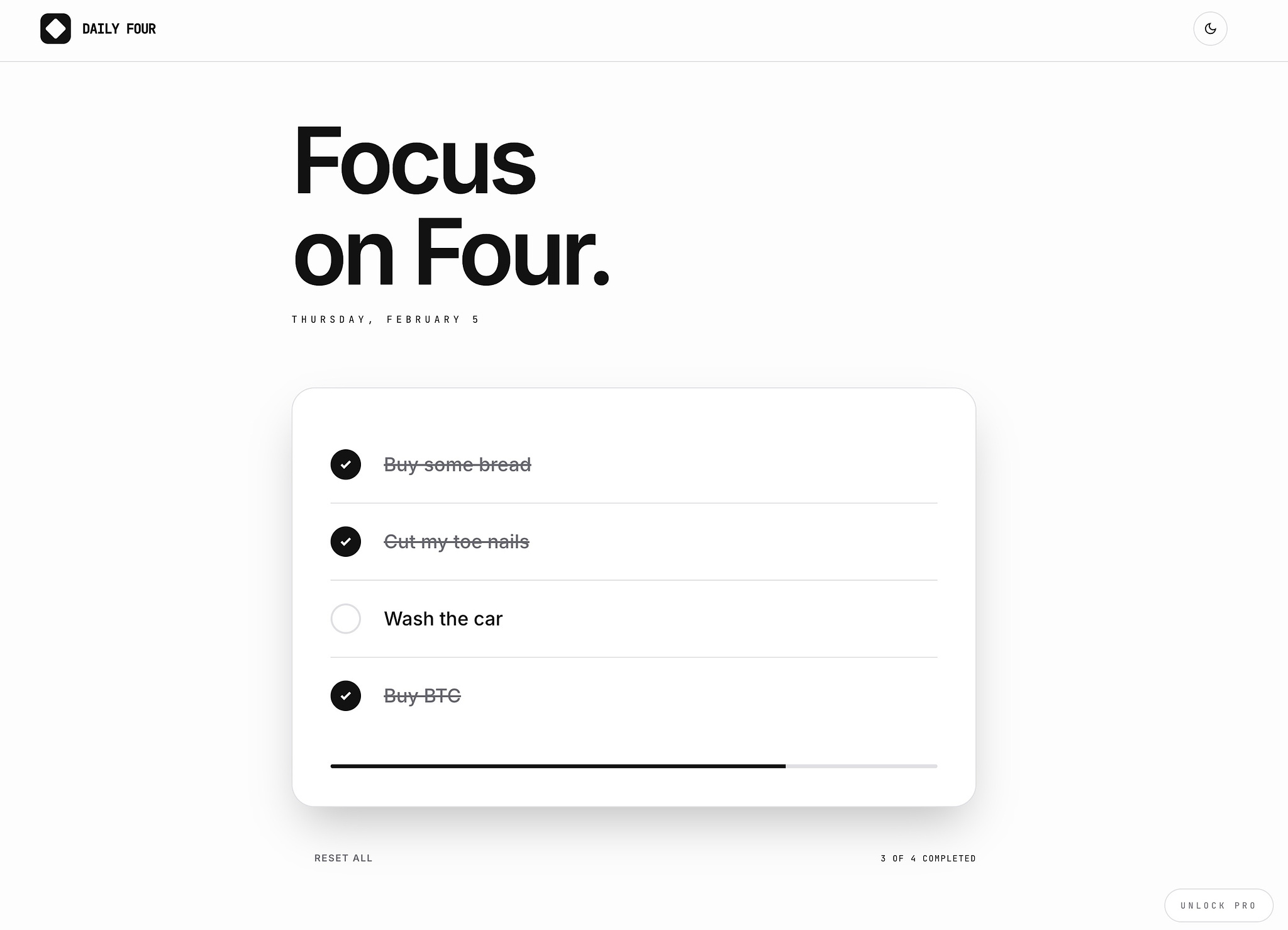 Focus on Four