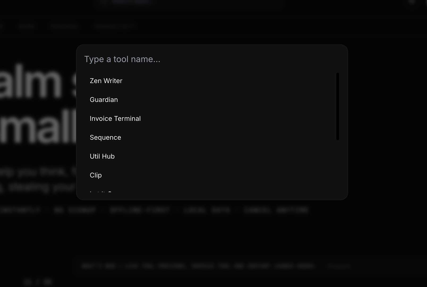 The Keyboard Launcher (⌘K)