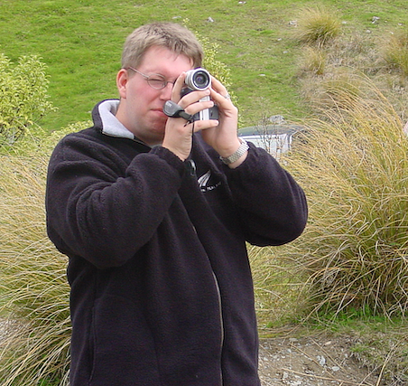 Filming at Mount Cook,NZ, 2001 - no Hobbits were harmed