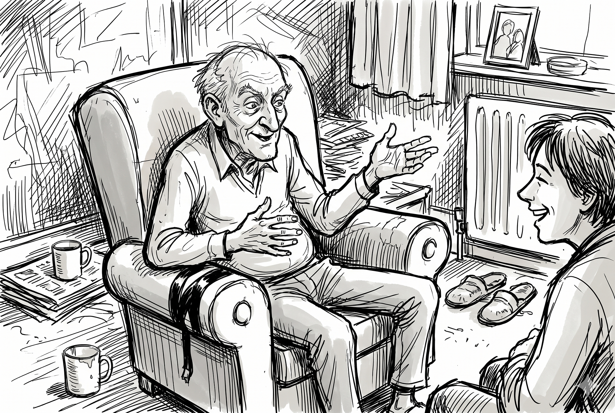 There was this van...