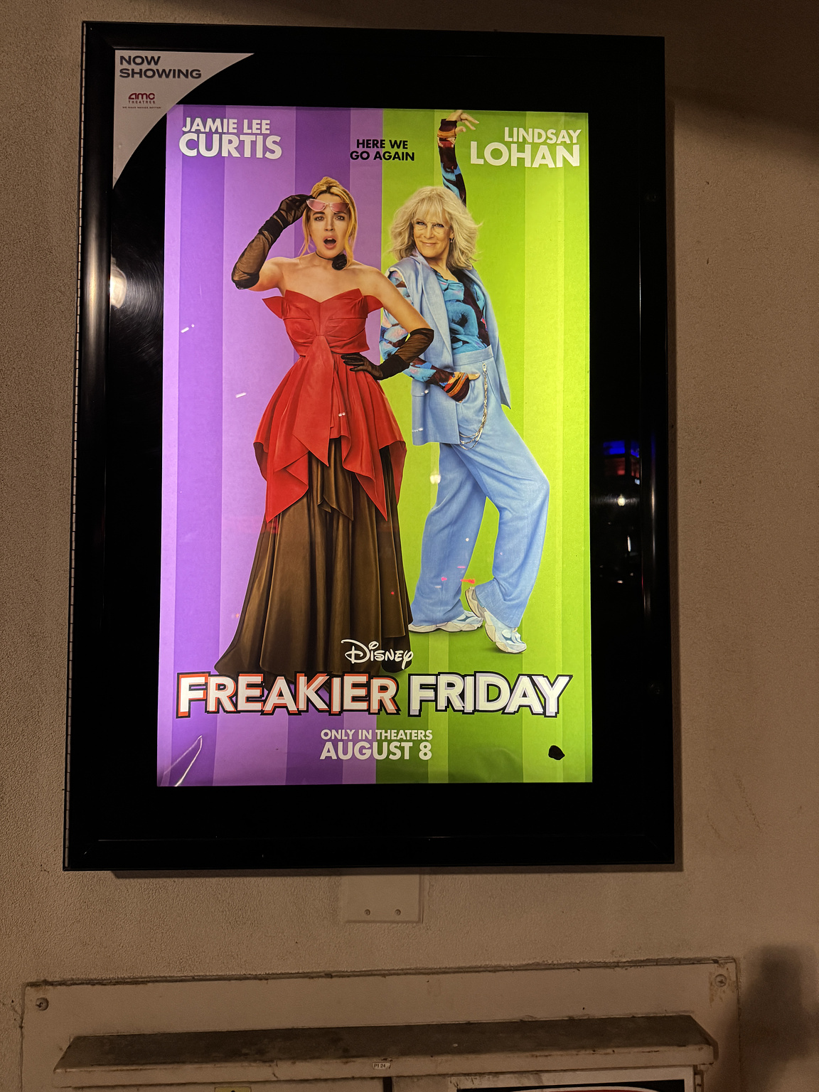 Watched Freakier Friday in the theater