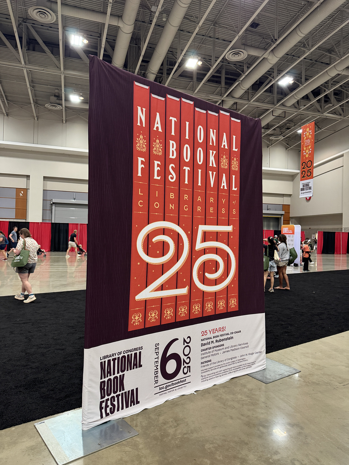 Visited the National Book Festival in DC
