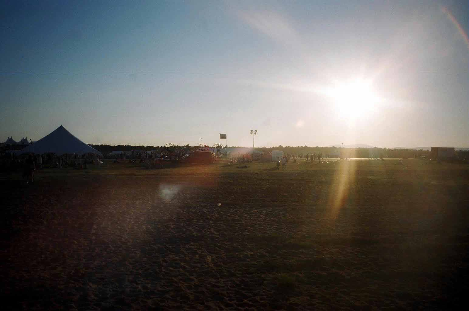 The Clifford Ball at sunset