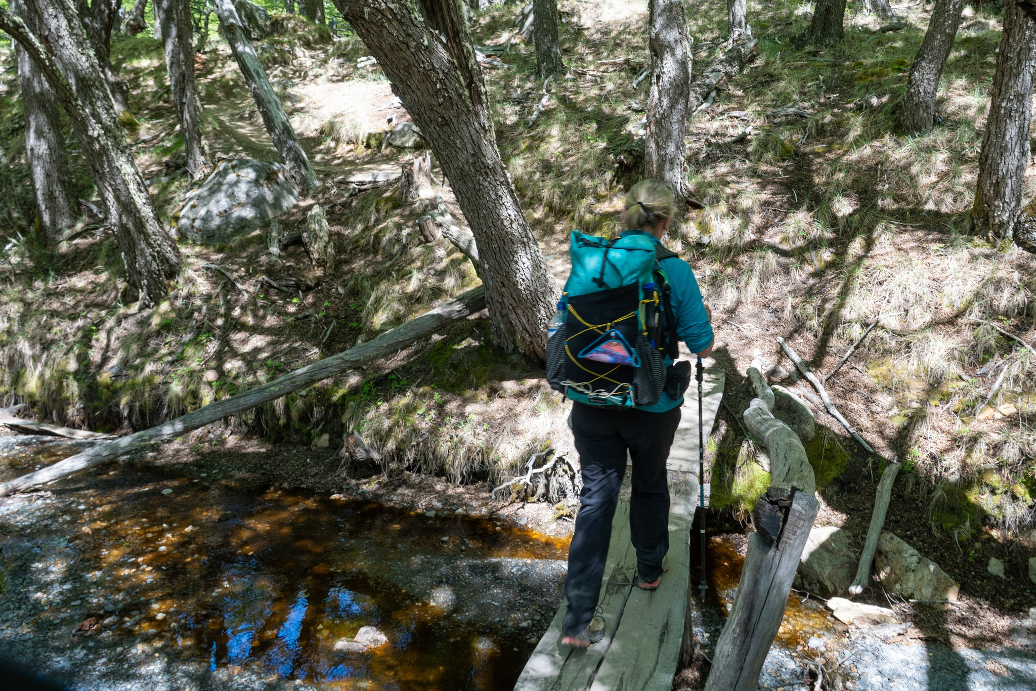 There was a bridge over this one!