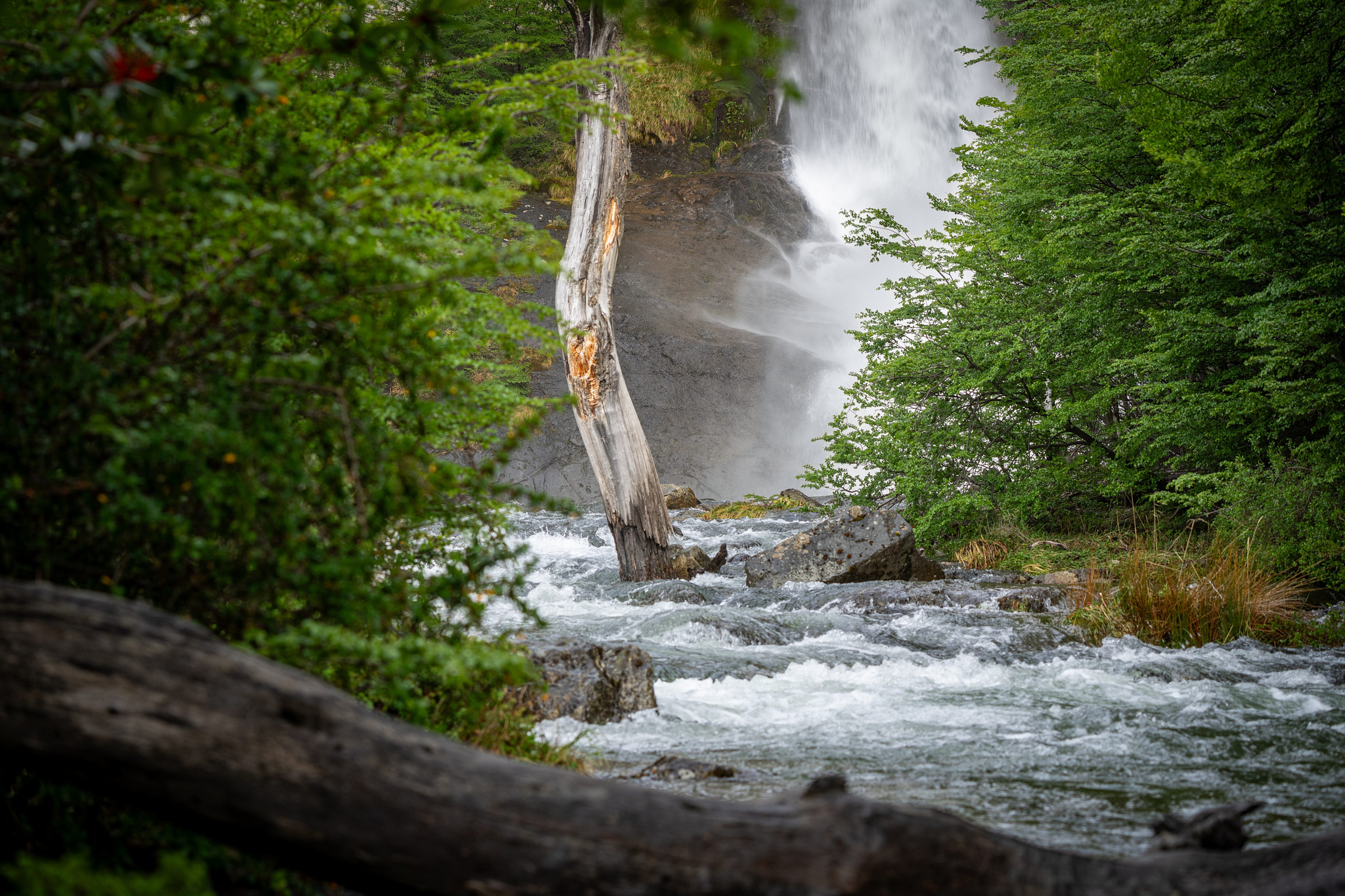 Looking up to the Chorillo de Salto