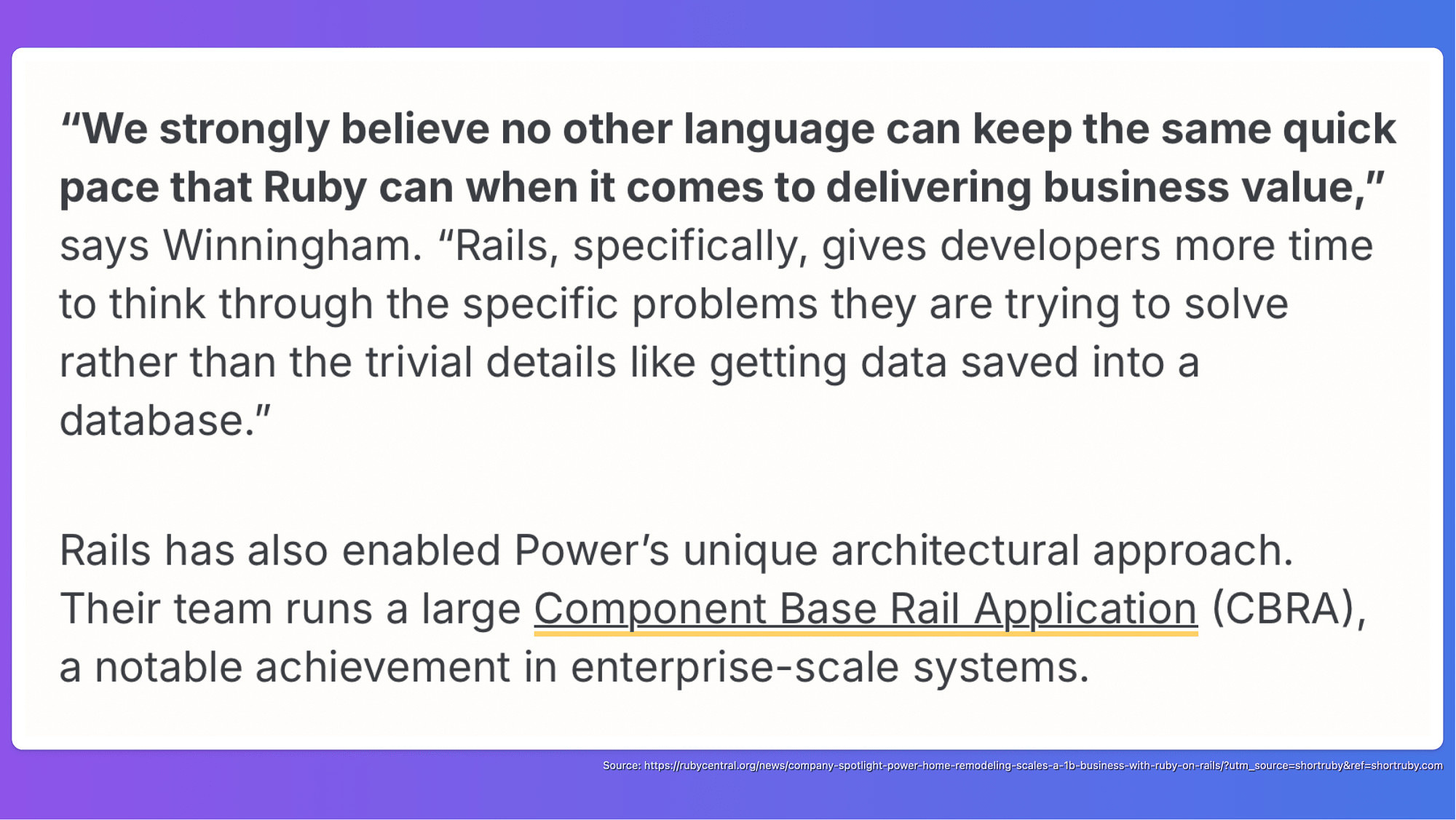 An example of an 1B$ exterior renovation business using Ruby on Rails ...