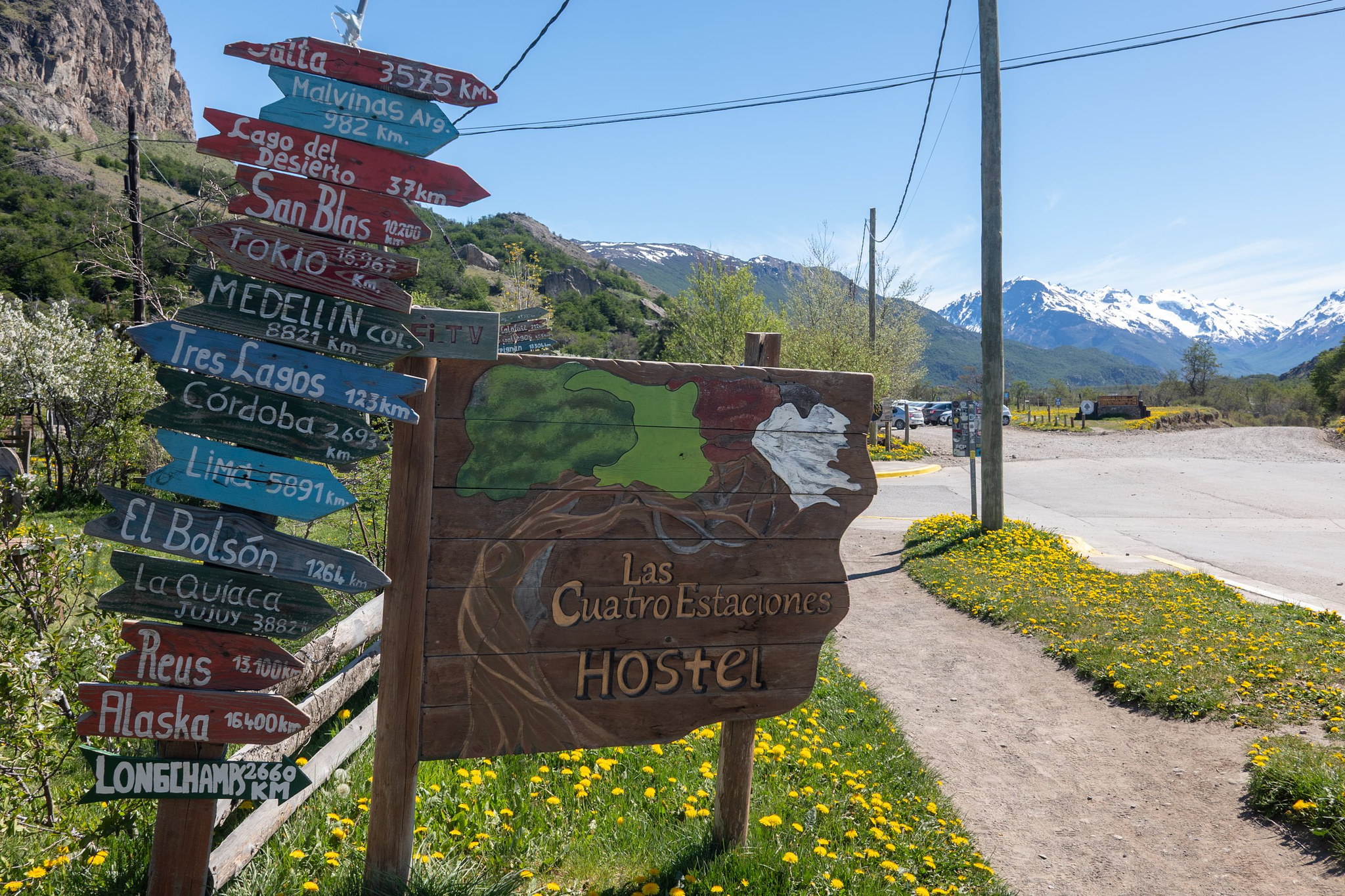 Board and signs outside the Bakery