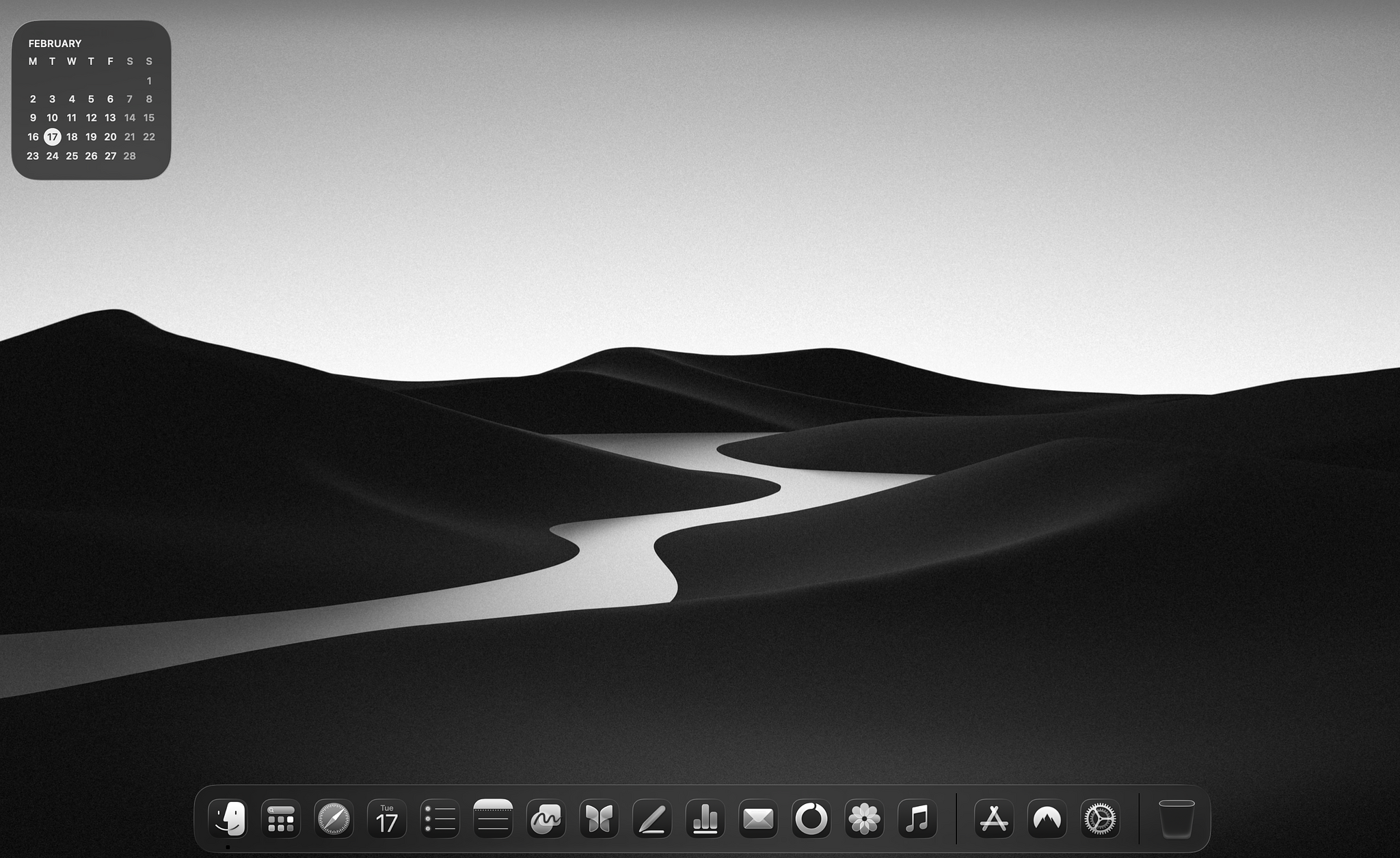 My clean, minimalist macBook setup - February 2026