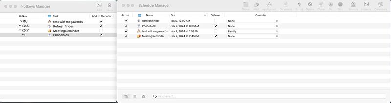 Scheduler for Mac