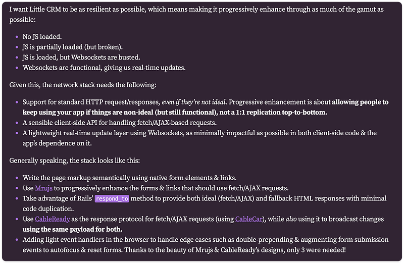 Excerpt from The Fixing the Rails 7+ networking stack article