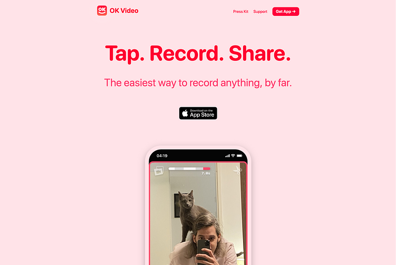 OK Video Homepage Screenshot (27.11.2024)