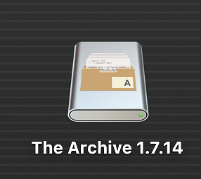 The Archiver - mounted DMG icon