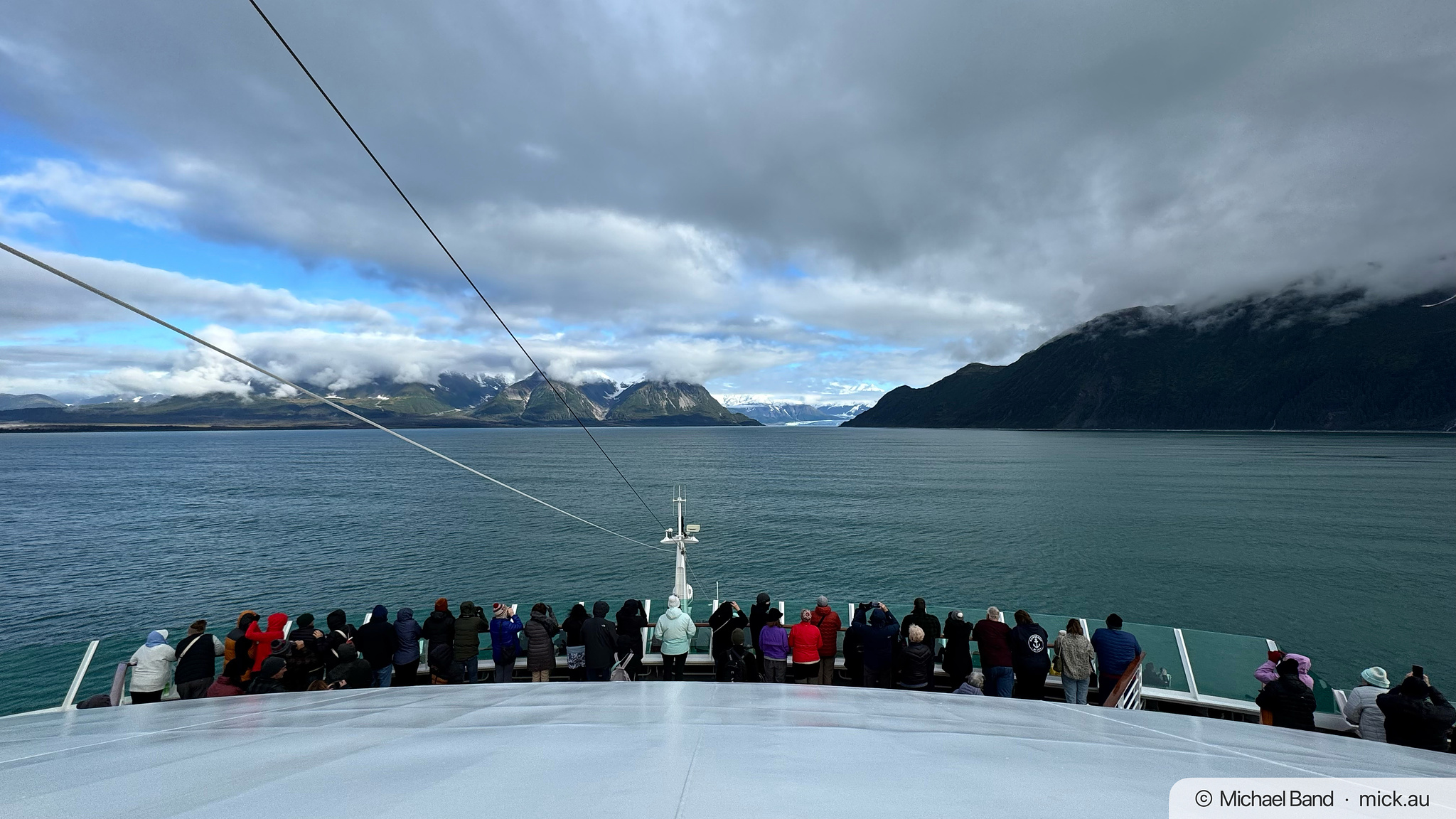 Approaching the Hubbard Glacier