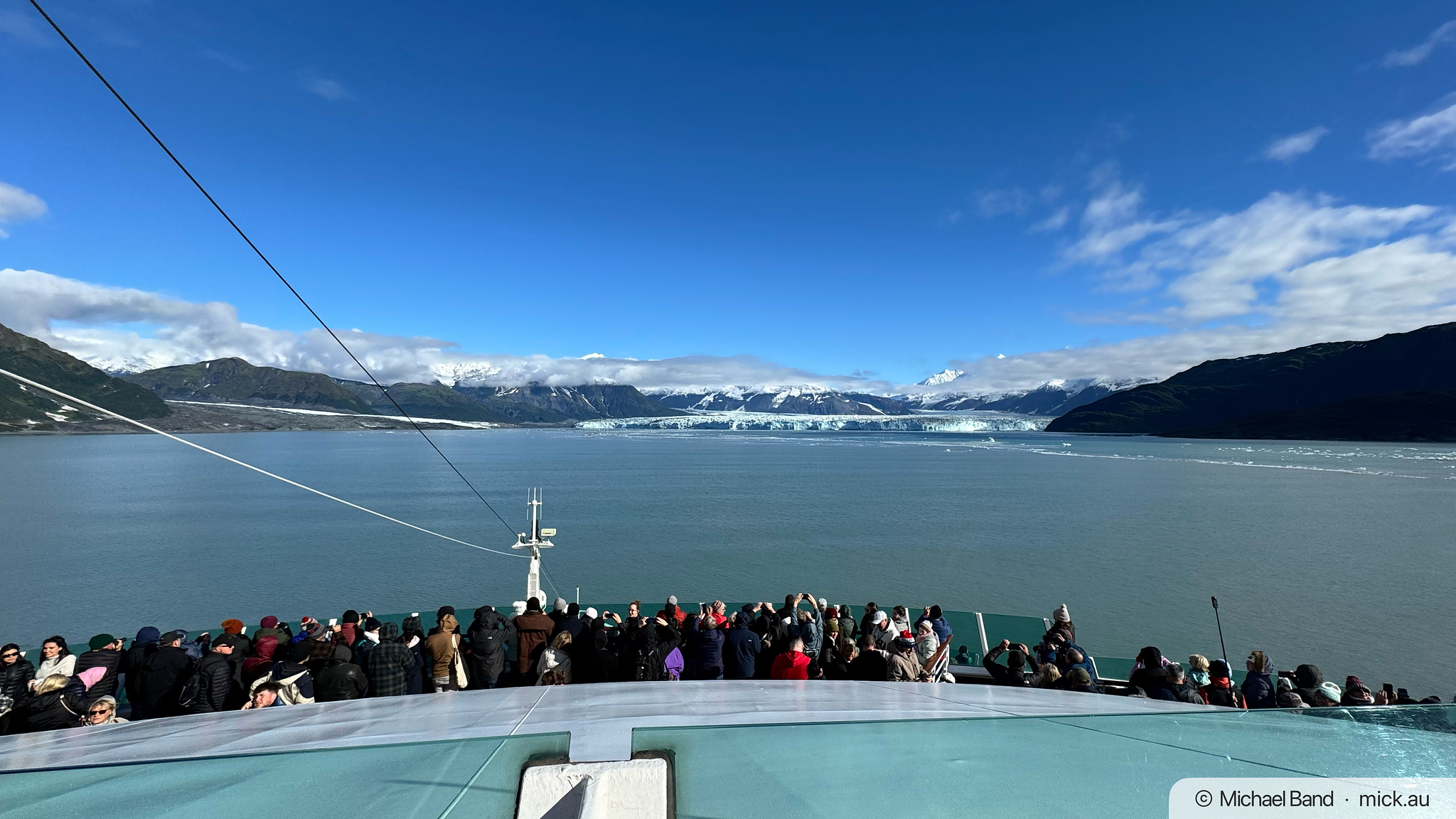 Approaching the Hubbard Glacier