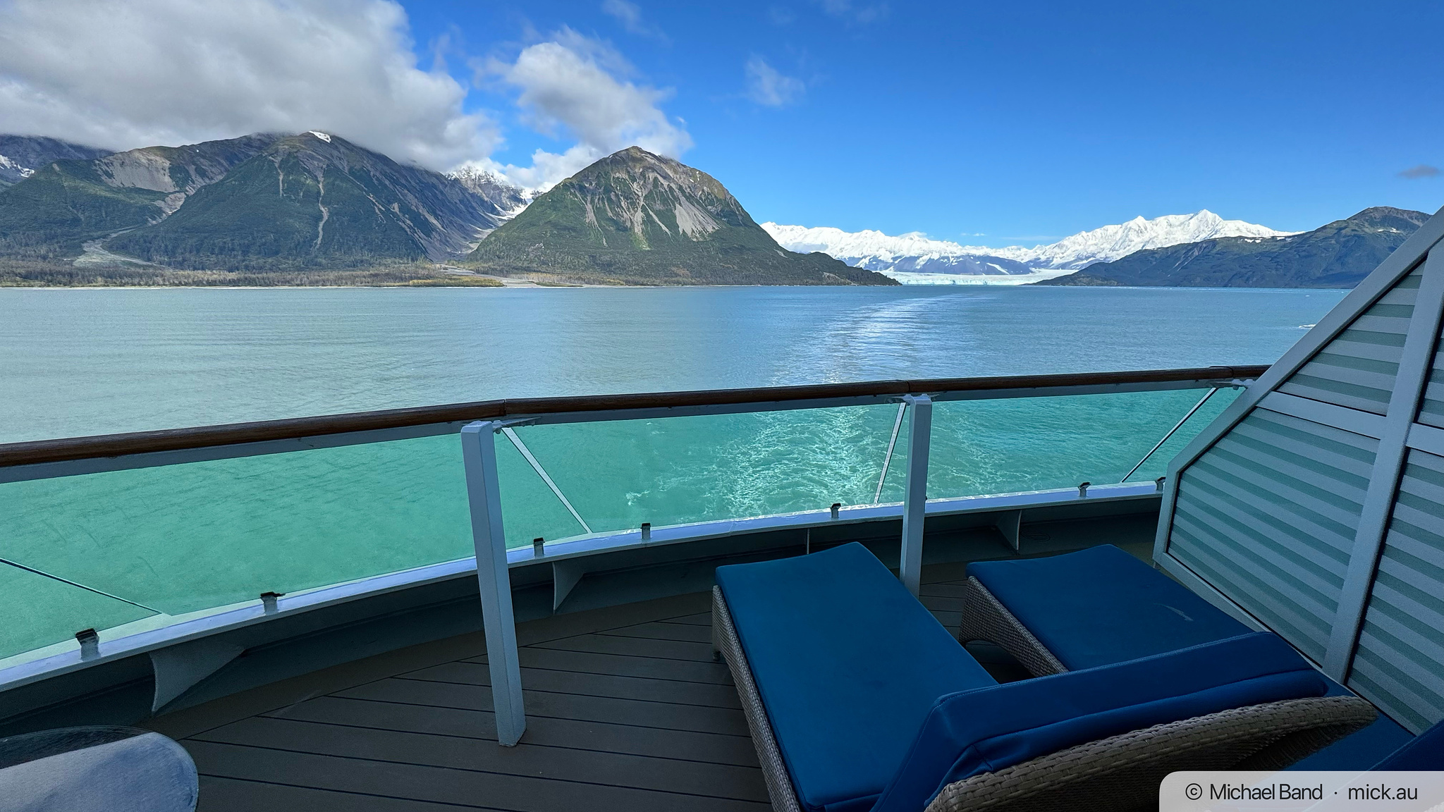 Leaving the Hubbard Glacier