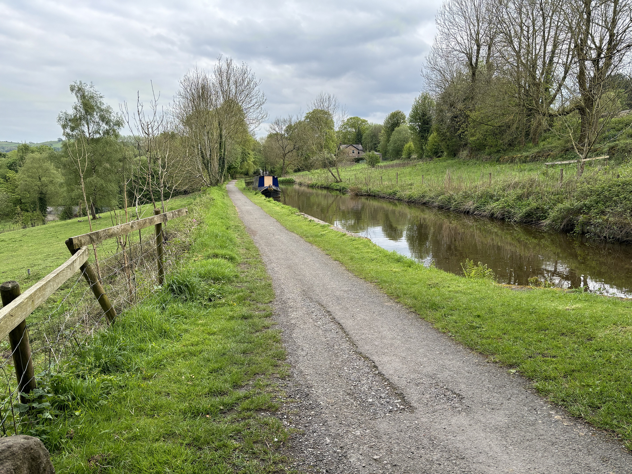 The long trail along the High Peak canal.