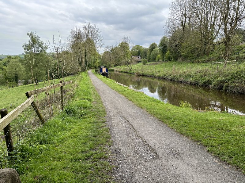The long trail along the High Peak canal.