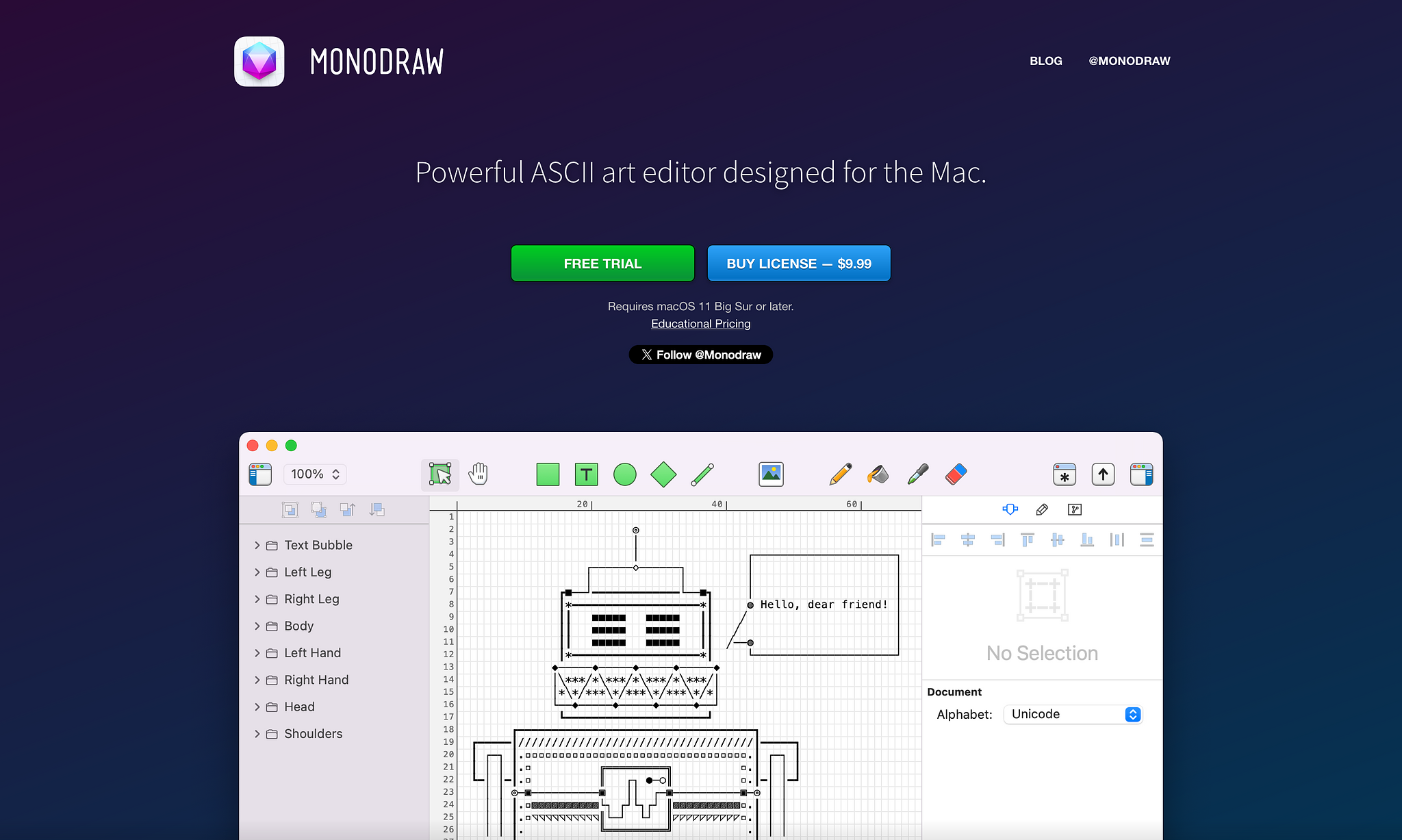 Monodraw Homepage Screenshot (2024-05-08)