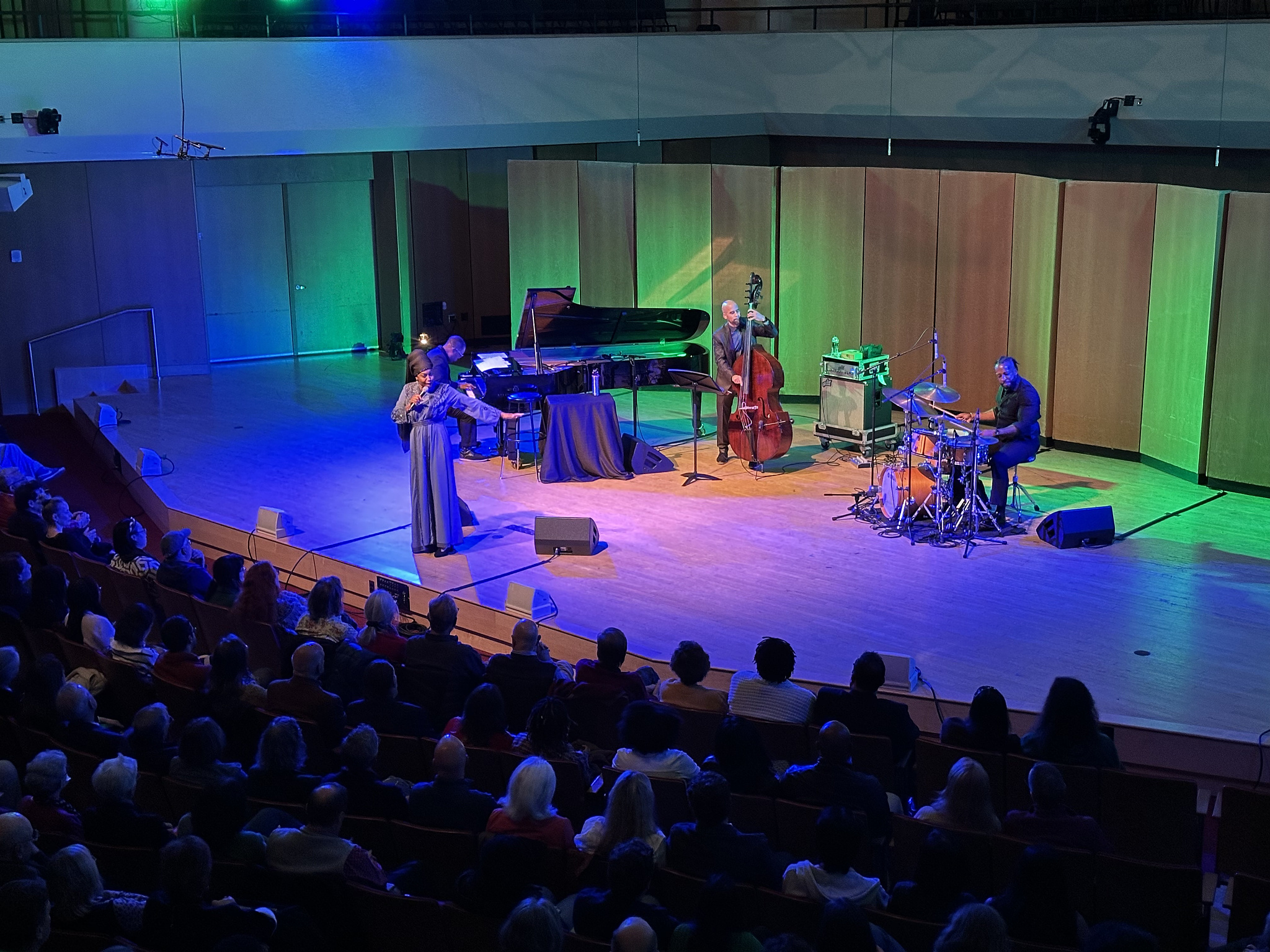 Jazzmeia Horn Quartet. Pick-Staiger Concert Hall, Northwestern University