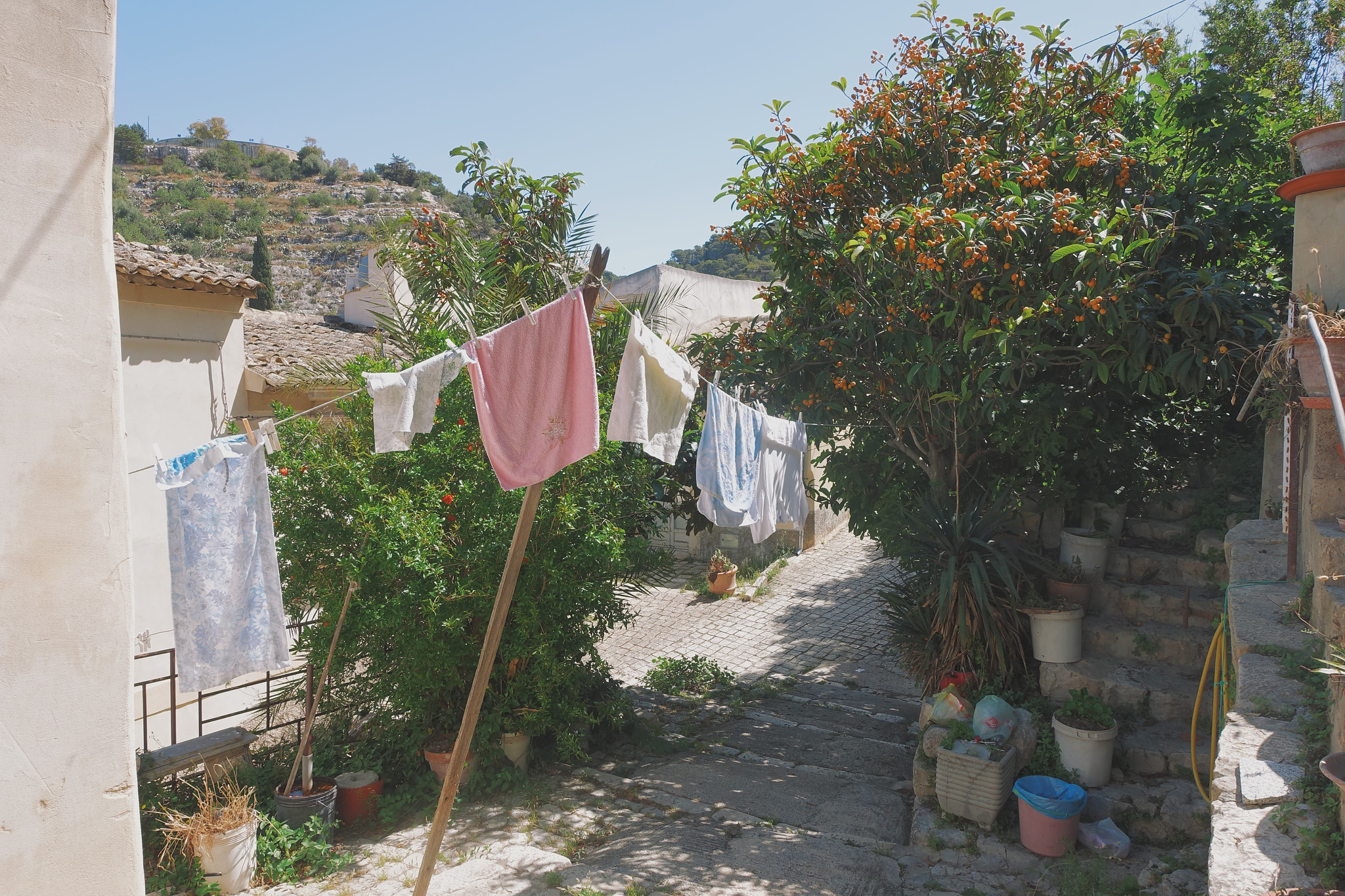 was die over een straat hangt