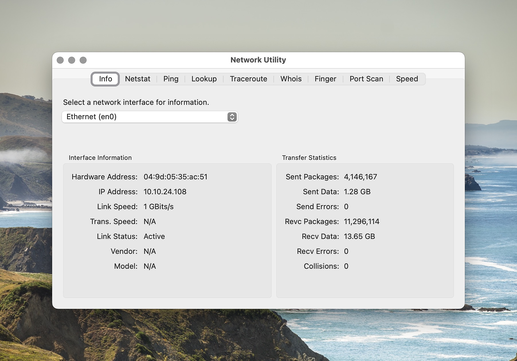 DevonTink's Neo Network Utility Interface