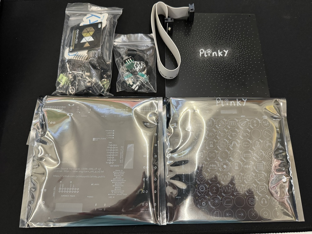 Complete Plinky synth kit from Denki-Oto