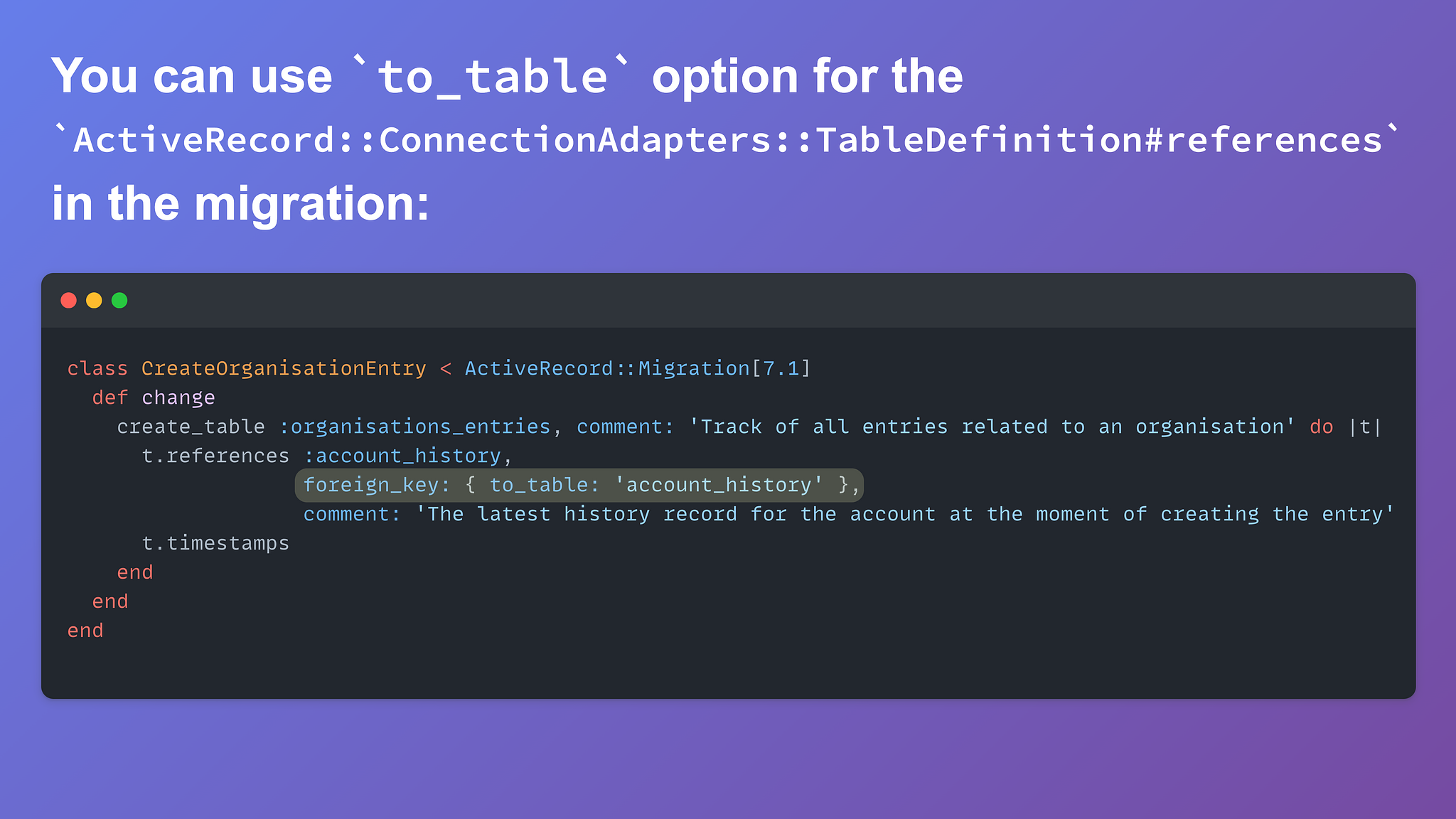 How to use `to_table`