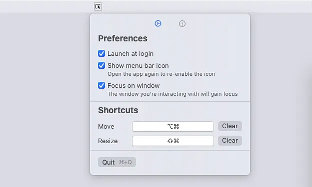 Swift Shift Prefs