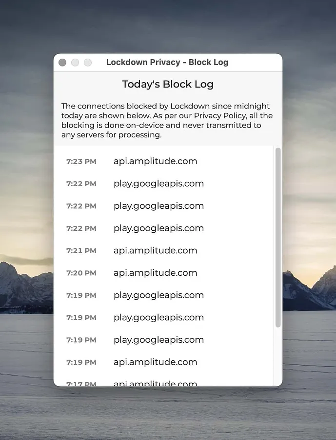 Lockdown Desktop Firewall