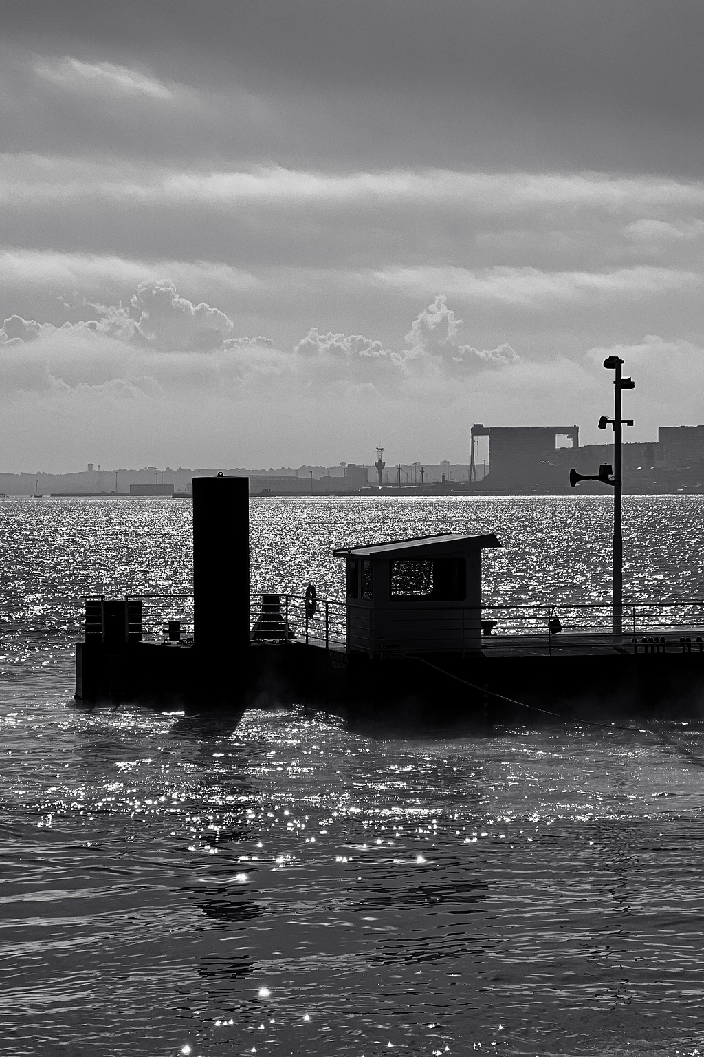 A river pier. 