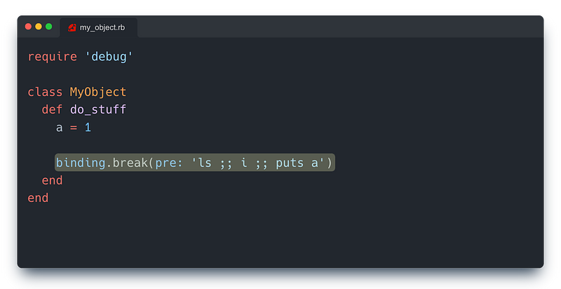 Code sample about how to add breaking endpoint
