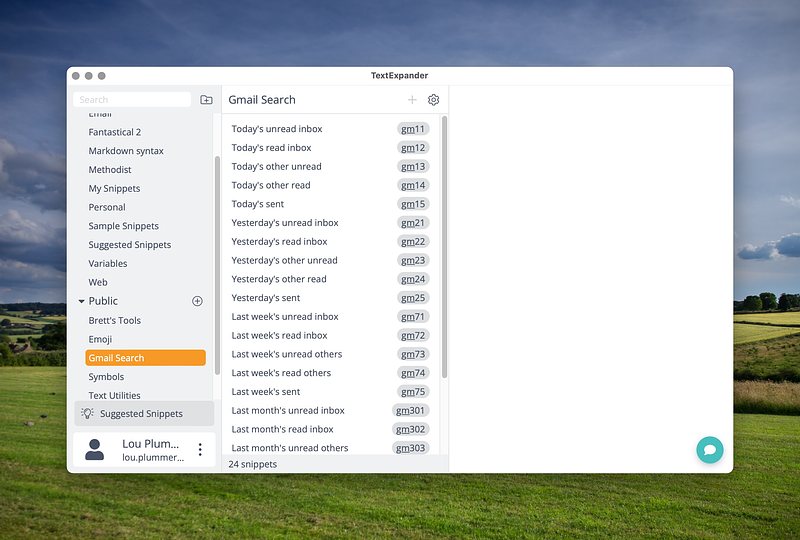 Text Expander Library