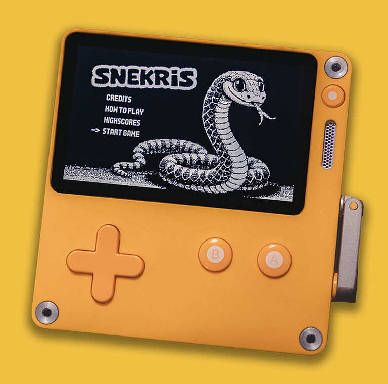 Snekris on the Playdate