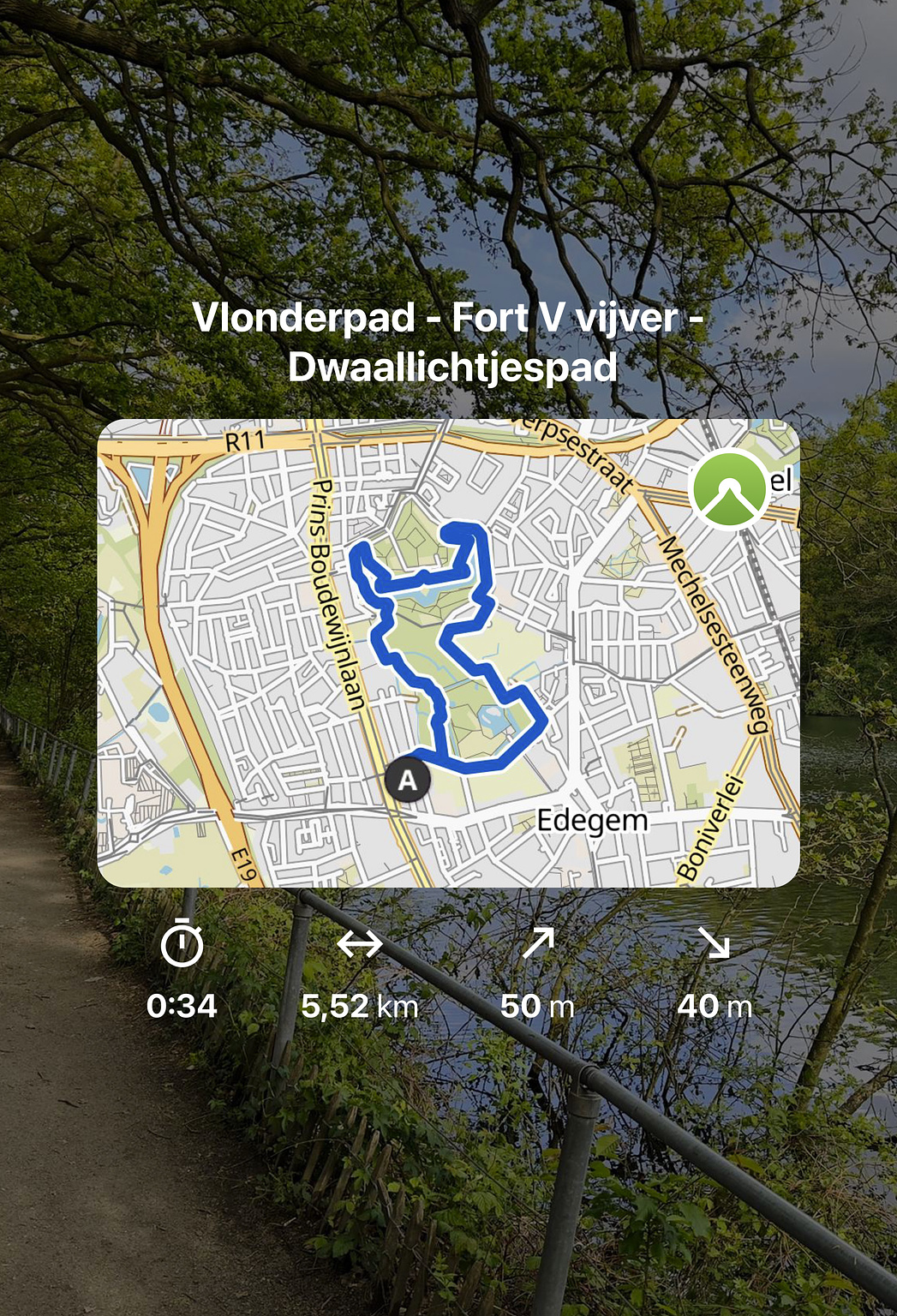 Komoot run, 5 km