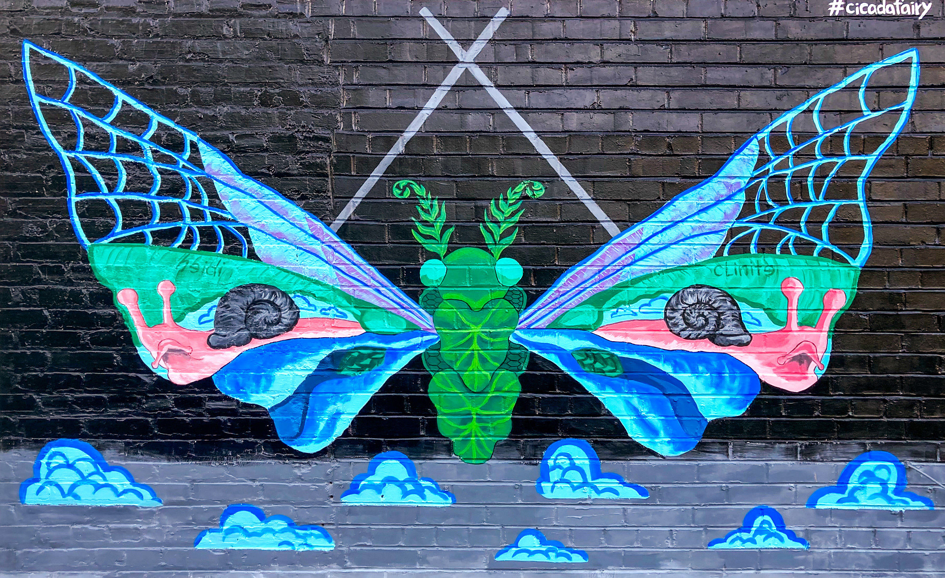 Cicada Fairy Mural 