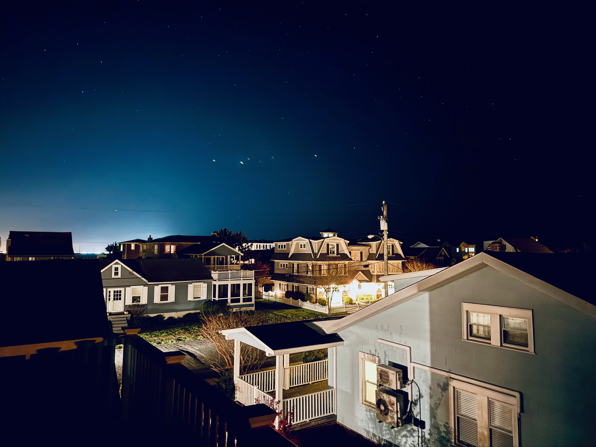 from the rooftop in Strathmere, NJ, USA